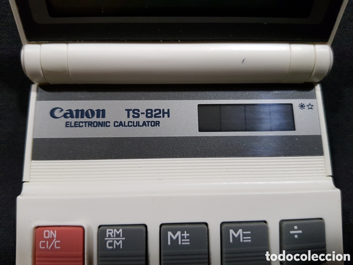 Antig&uuml;edades: CALCULADORA CANON TS-82H - Foto 4