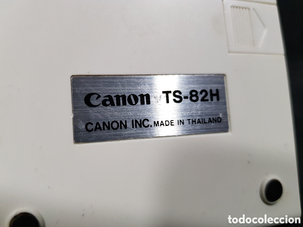 Antig&uuml;edades: CALCULADORA CANON TS-82H - Foto 8