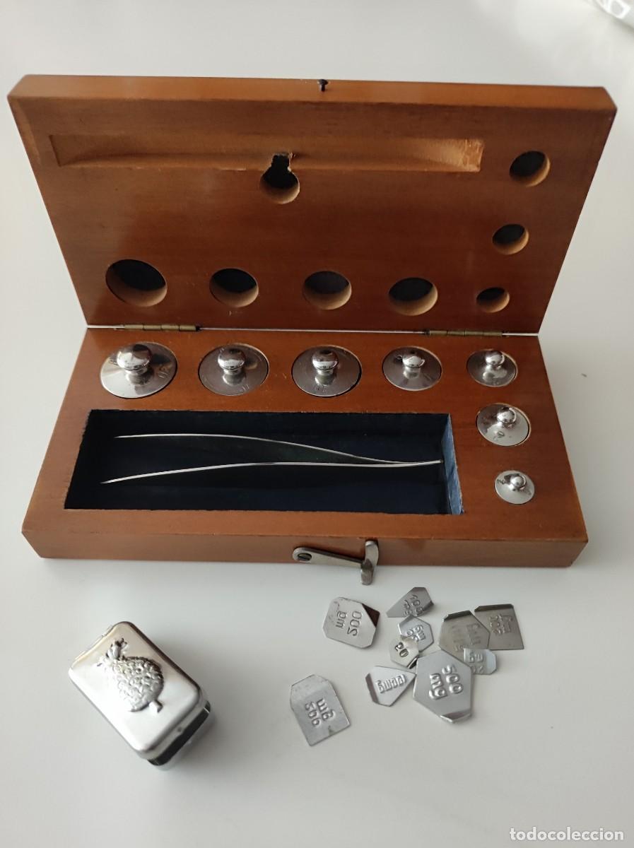 Antig&uuml;edades: Juego de pesas de precisi&oacute;n - Foto 1