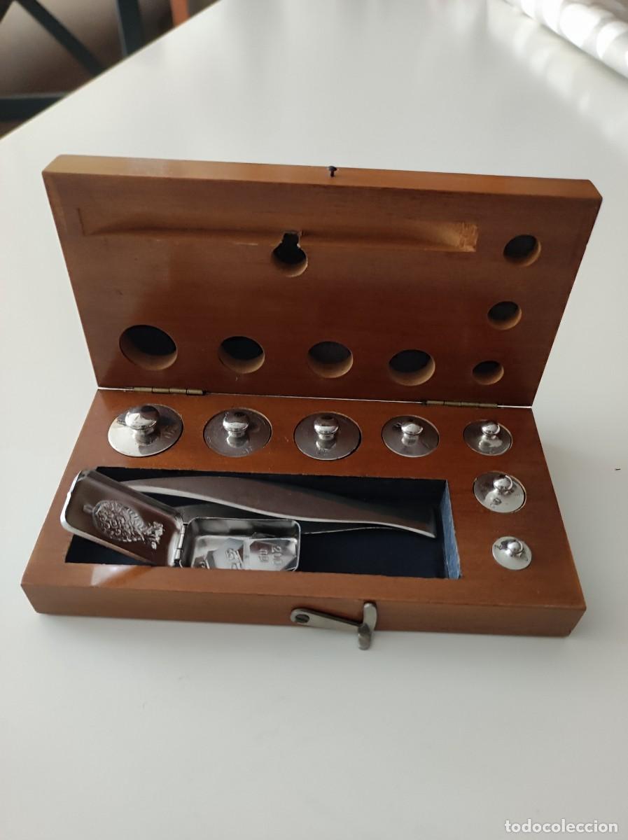 Antig&uuml;edades: Juego de pesas de precisi&oacute;n - Foto 3