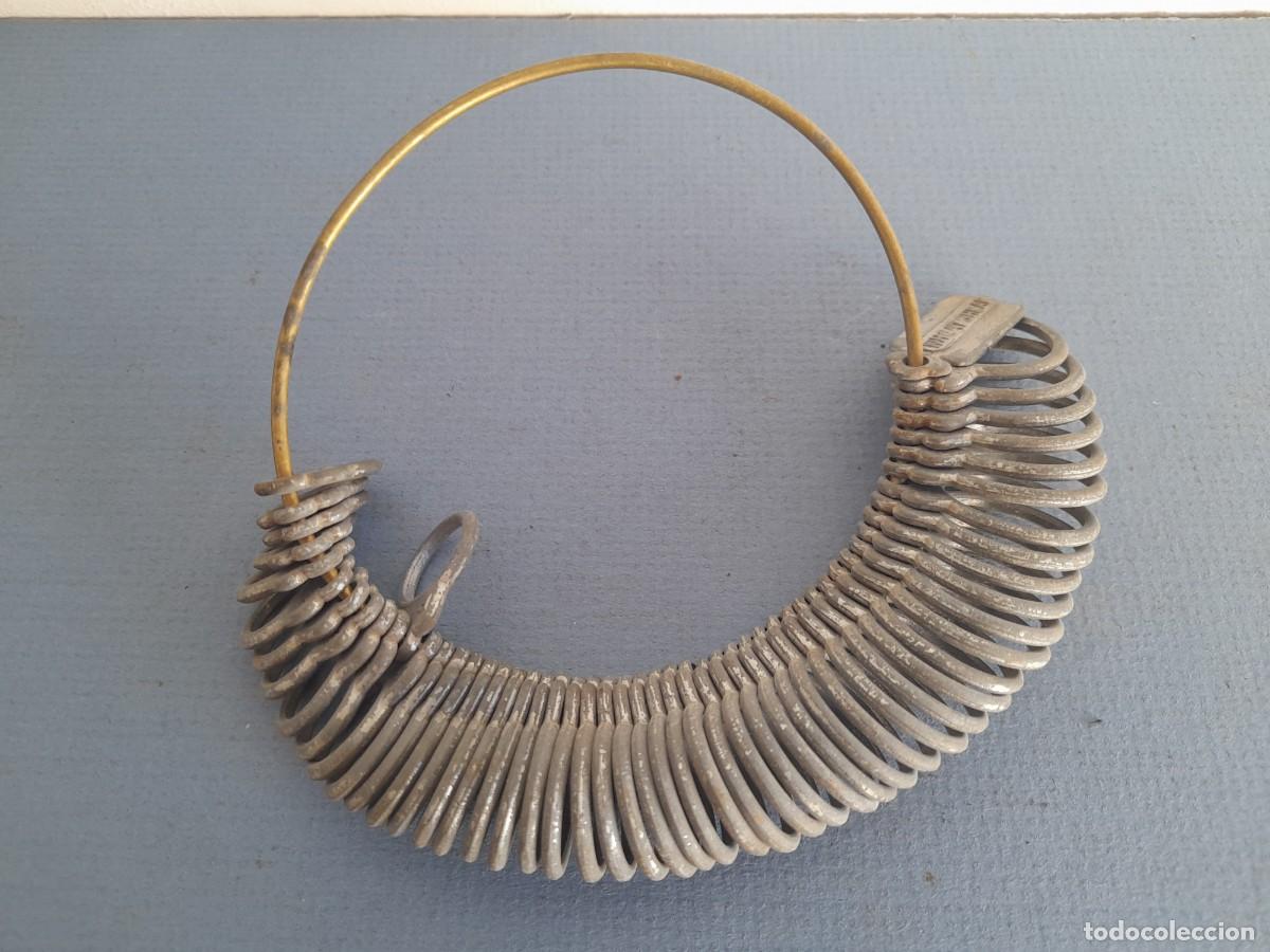 Antig&uuml;edades: medidor de anillos marca wheatsheaf, inglaterra - Foto 1
