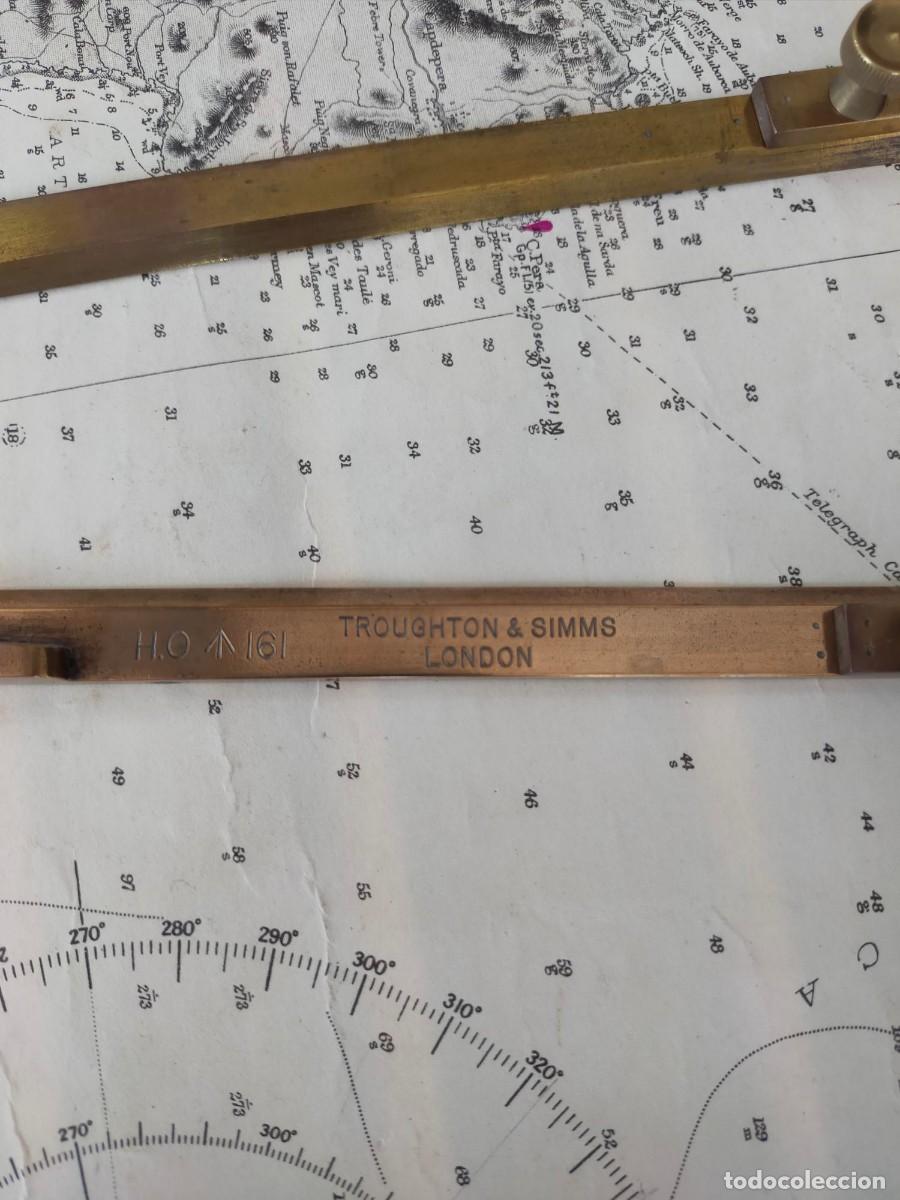 Antig&uuml;edades: Station Pointer, Protractor perteneciente al Almirantazgo de Troughton & Simms de 1840 - Foto 5
