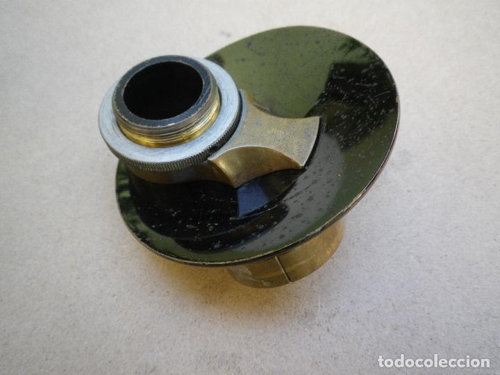 Antig&uuml;edades: Porta objetivos revolver para microscopio - Foto 4