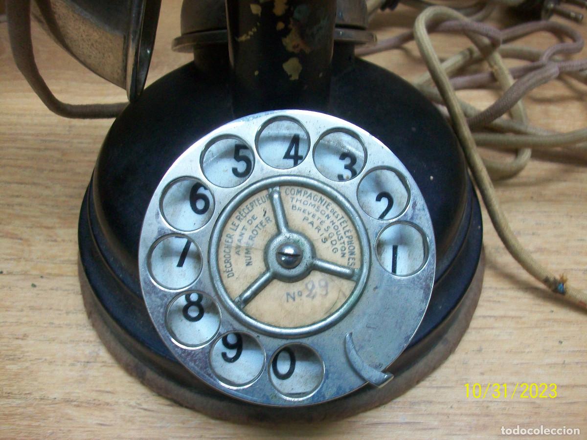 Tel&eacute;fonos: ANTIGUO TELEFONO THOMSON A&Ntilde;O 1920 - Foto 2