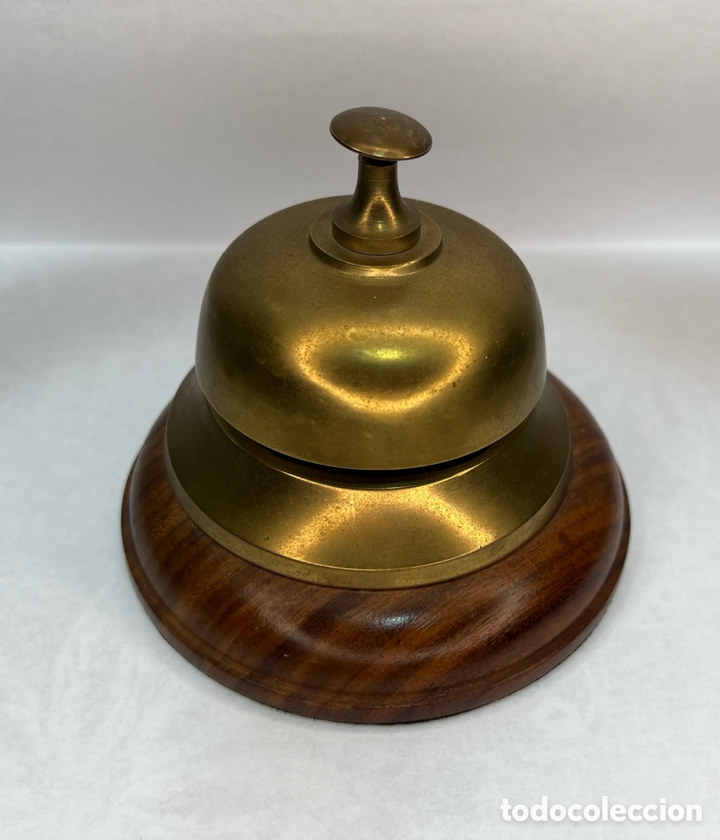 Antig&uuml;edades: Antiguo timbre recepci&oacute;n hotel - Foto 2