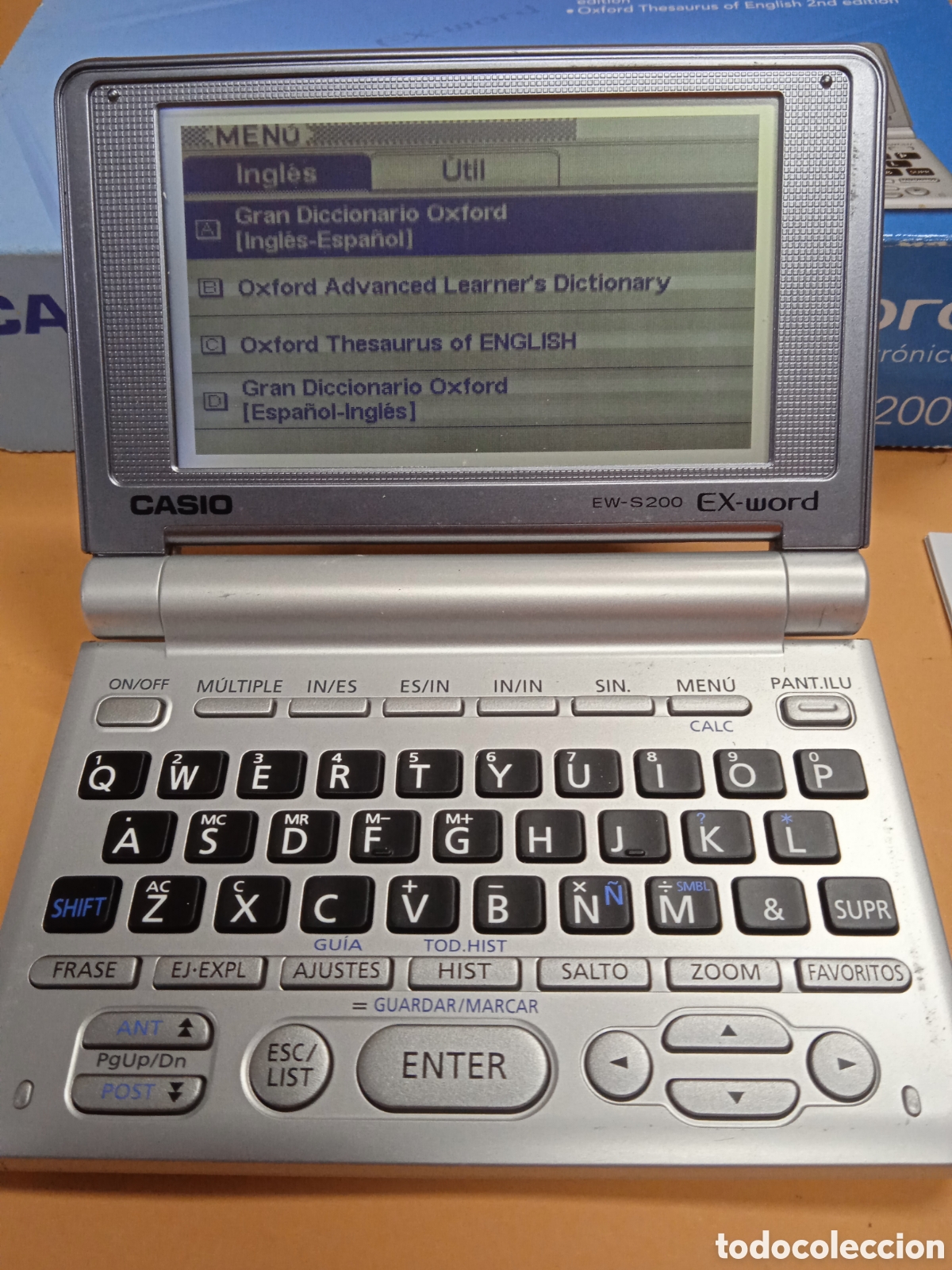 Antig&uuml;edades: Casio Ex-Word EW-S200 Diccionario - Foto 2