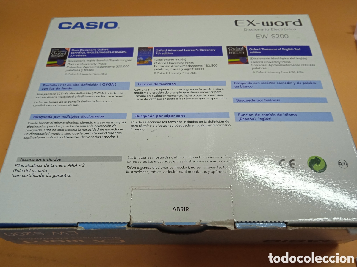 Antig&uuml;edades: Casio Ex-Word EW-S200 Diccionario - Foto 8