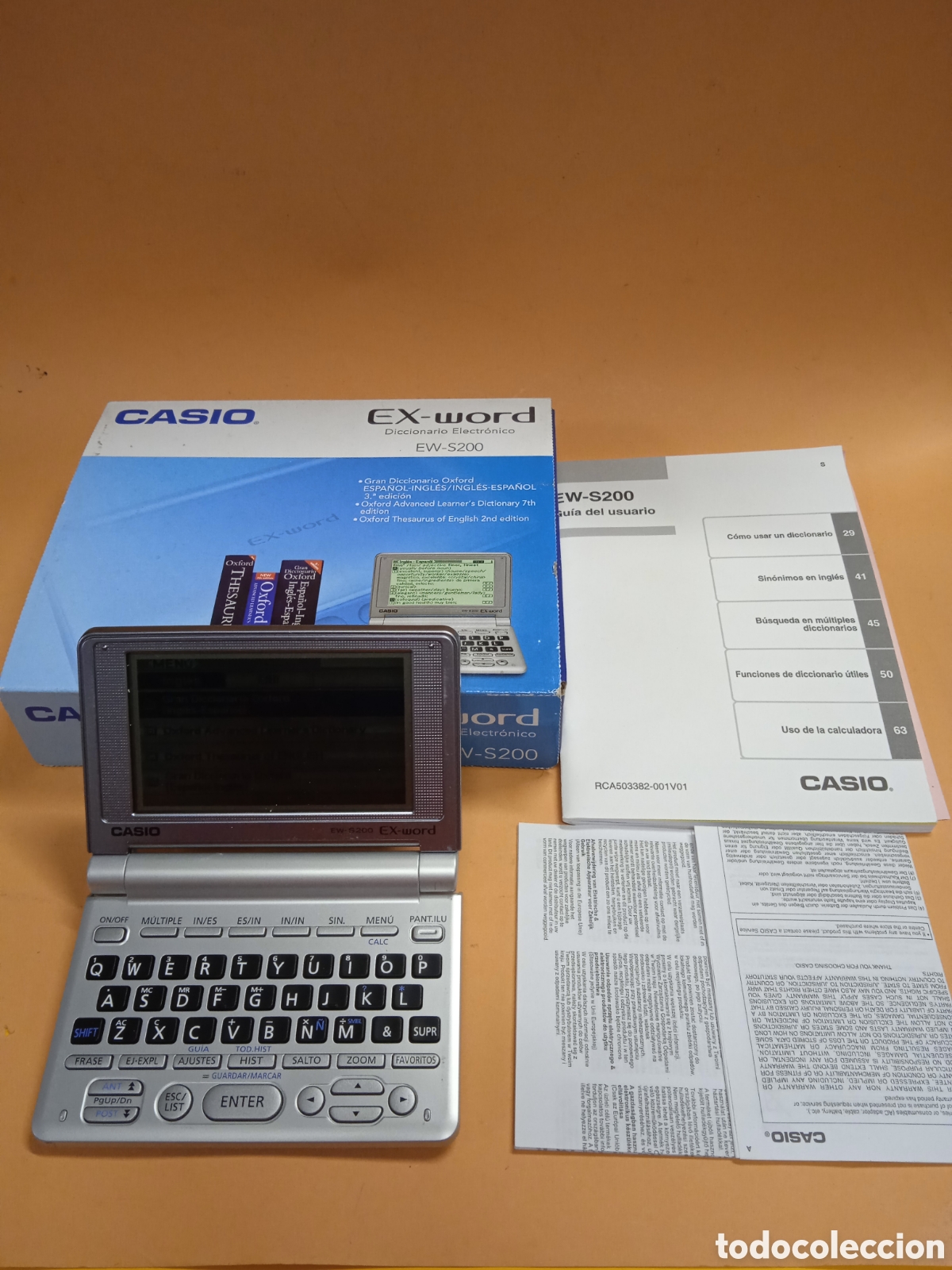 Antig&uuml;edades: Casio Ex-Word EW-S200 Diccionario - Foto 1