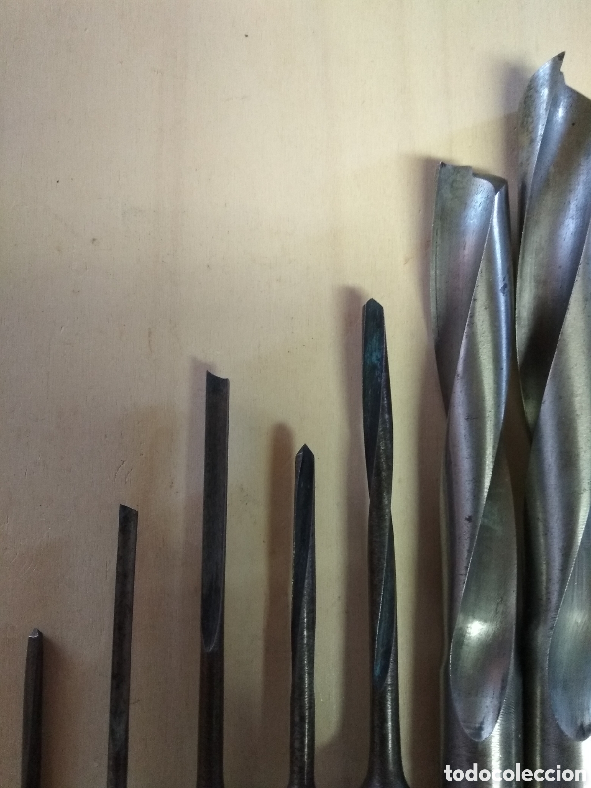 Antig&uuml;edades: Brocas de taladrar-escoplear de carpintero. - Foto 3
