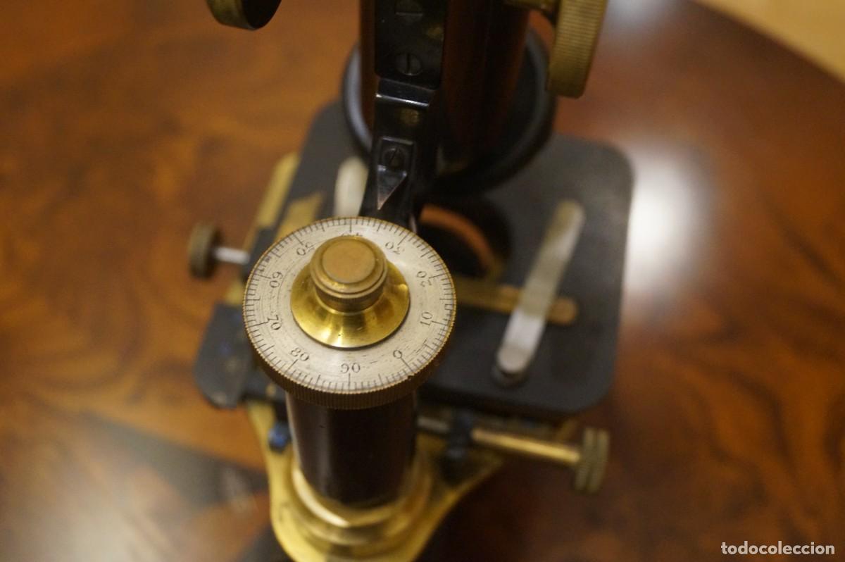 Antig&uuml;edades: MICROSCOPIO NACHET DE PARIS DE 1918 - Foto 6