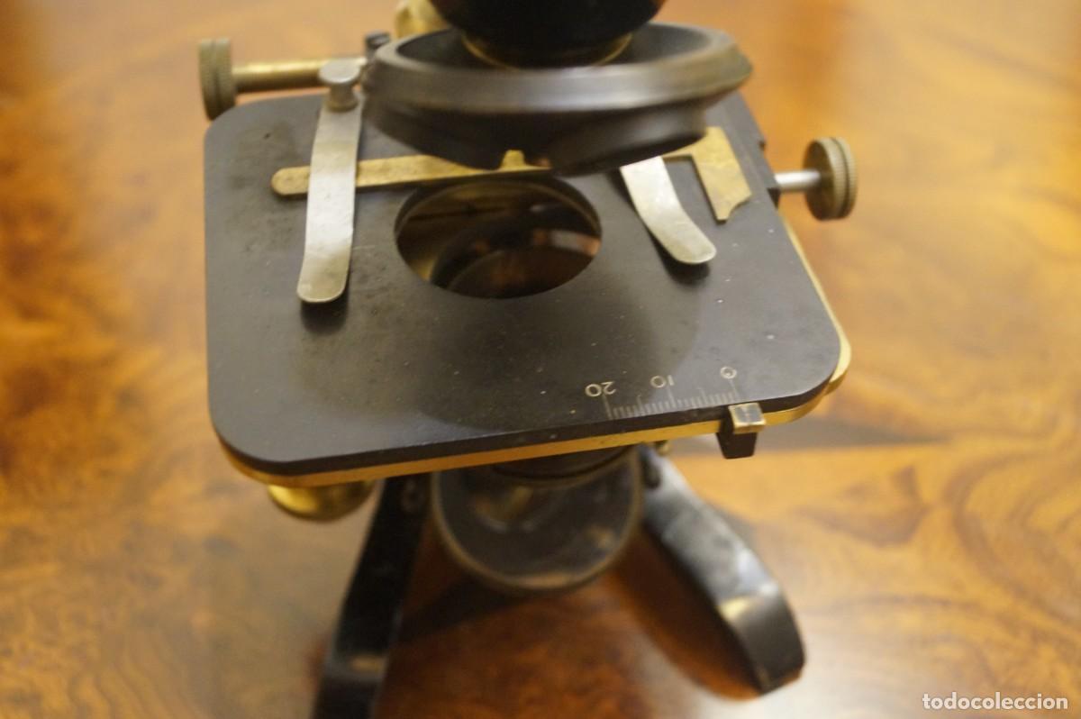 Antig&uuml;edades: MICROSCOPIO NACHET DE PARIS DE 1918 - Foto 7