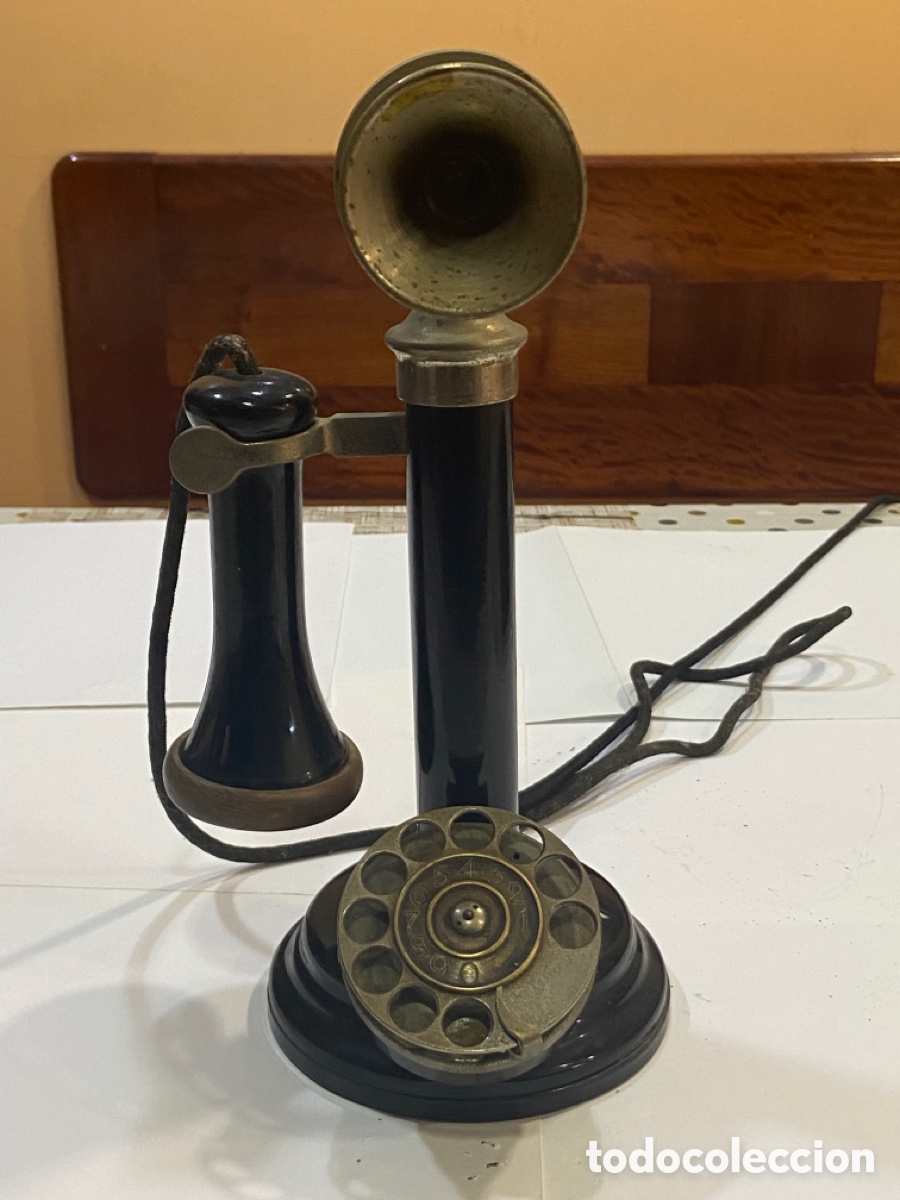 Tel&eacute;fonos: The British L. M. Ericsson tel&eacute;fono candelabro - Foto 4
