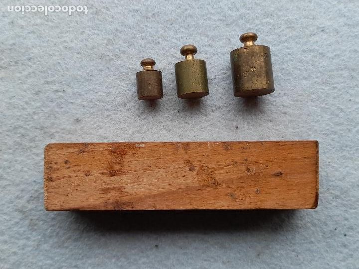 Antig&uuml;edades: Antiguas pesas para balanza - Foto 2