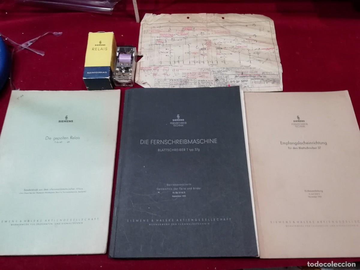 Tel&eacute;fonos: Technische B&uuml;cher+Diagramm+Relais-SIEMENS - 1955 - Foto 1