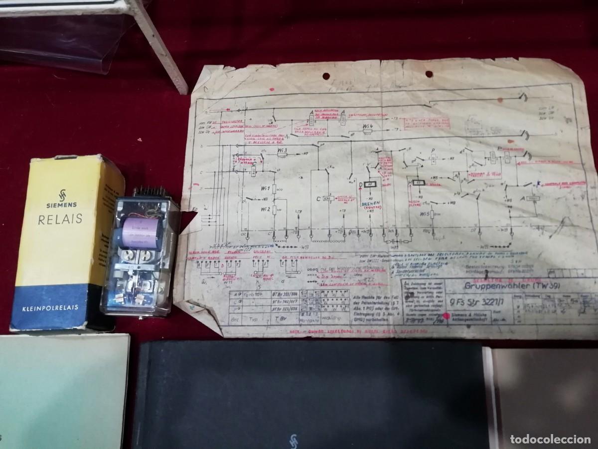 Tel&eacute;fonos: Technische B&uuml;cher+Diagramm+Relais-SIEMENS - 1955 - Foto 2