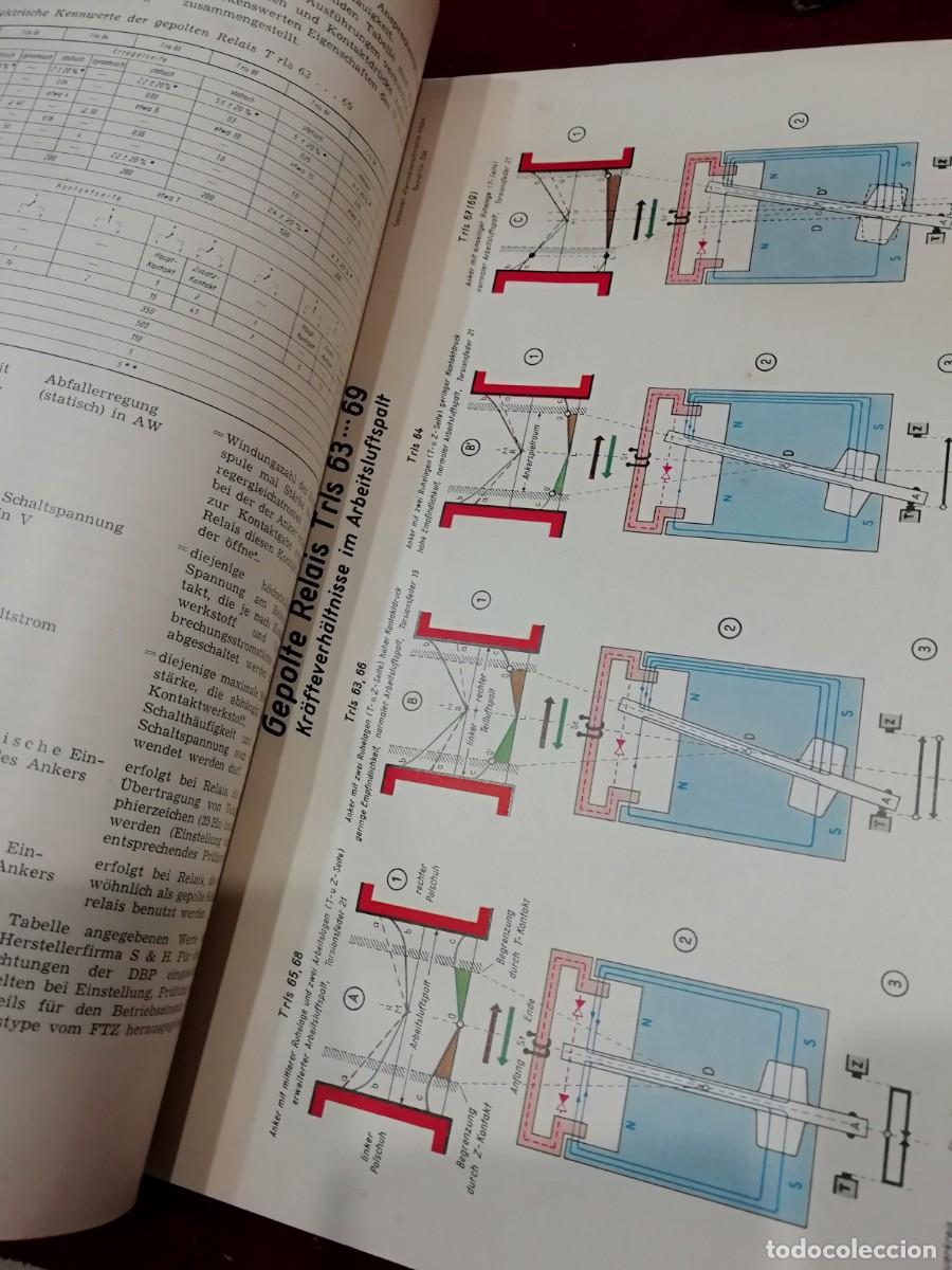 Tel&eacute;fonos: Technische B&uuml;cher+Diagramm+Relais-SIEMENS - 1955 - Foto 6