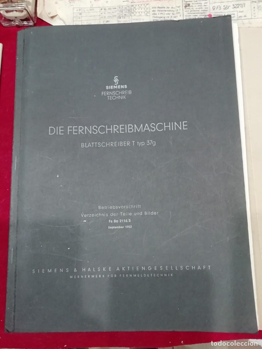 Tel&eacute;fonos: Technische B&uuml;cher+Diagramm+Relais-SIEMENS - 1955 - Foto 7