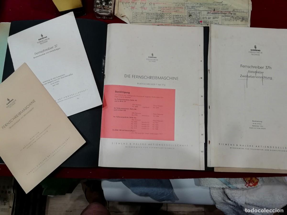 Tel&eacute;fonos: Technische B&uuml;cher+Diagramm+Relais-SIEMENS - 1955 - Foto 8