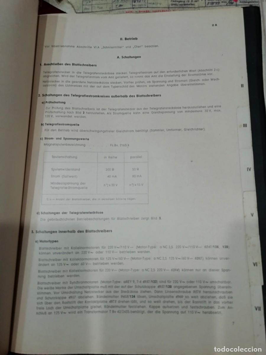 Tel&eacute;fonos: Technische B&uuml;cher+Diagramm+Relais-SIEMENS - 1955 - Foto 9