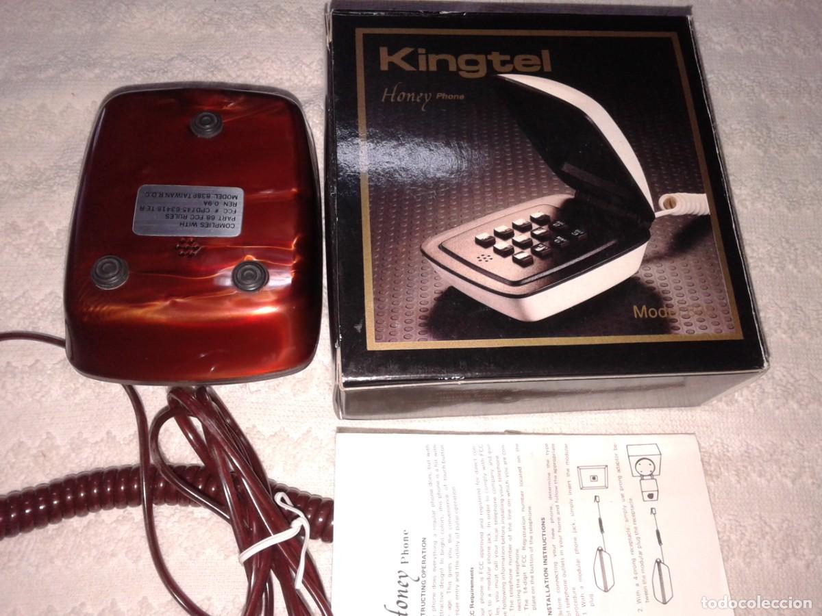 Tel&eacute;fonos: TEL&Eacute;FONO KINGTEL MODELO 838, sin probar, M - Foto 5