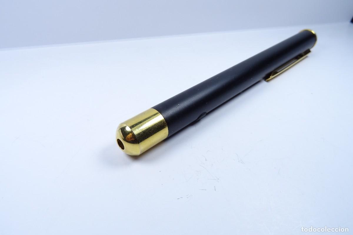 Antig&uuml;edades: Puntero laser elegante con oro y esmalte negro - Foto 3