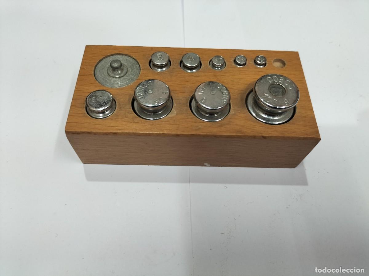 Antig&uuml;edades: Juego de pesas de acero - Foto 1