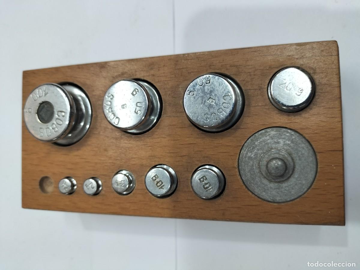 Antig&uuml;edades: Juego de pesas de acero - Foto 4