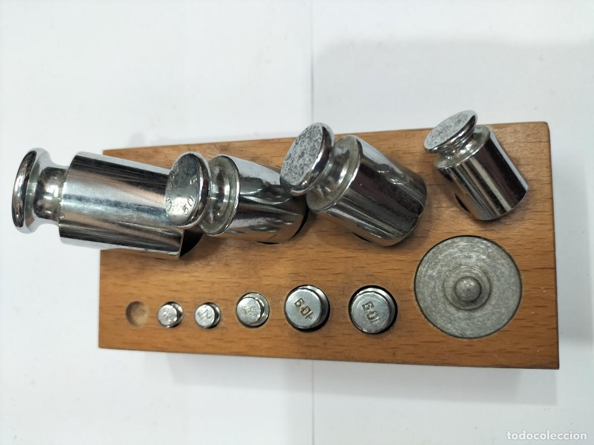 Antig&uuml;edades: Juego de pesas de acero - Foto 5