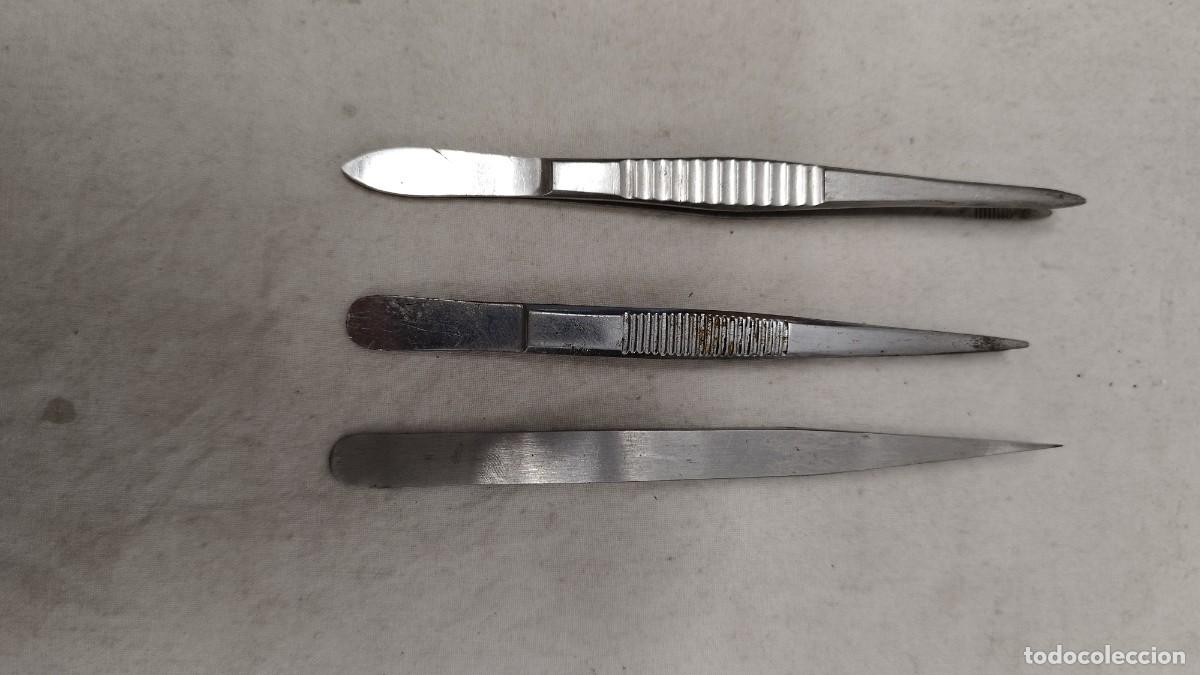 Antig&uuml;edades: 3 Antiguas Grandes pinzas de precisi&oacute;n - Foto 4
