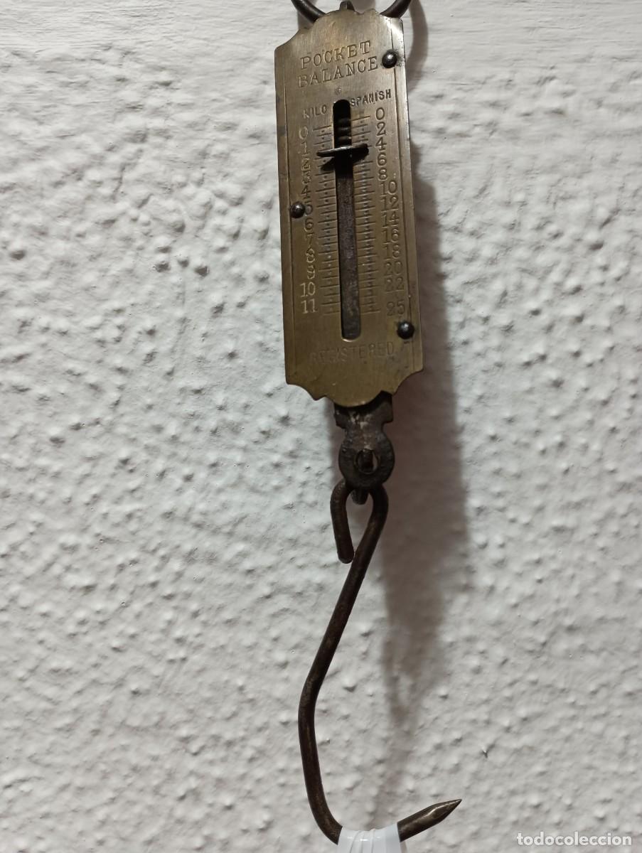Antig&uuml;edades: BALANZA DE MANO POCKET - Foto 5