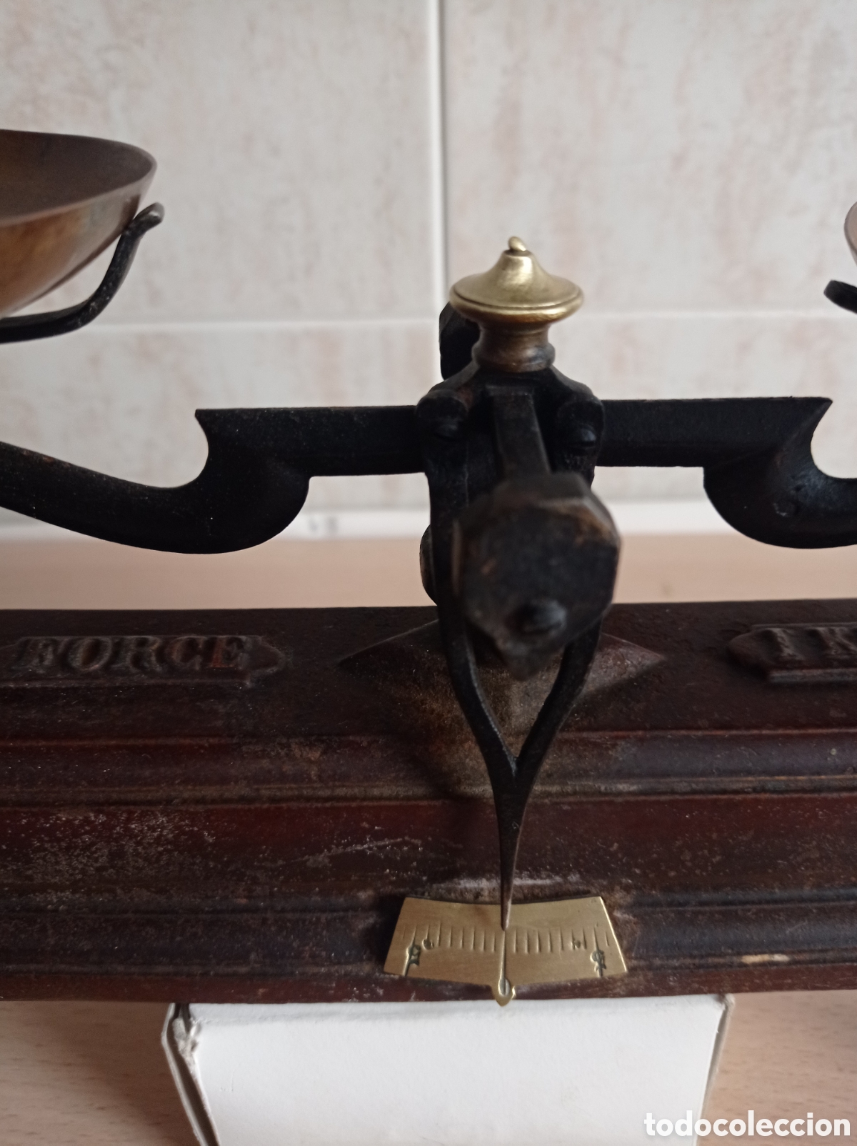 Antig&uuml;edades: ANTIGUO PEQUE&Ntilde;O PESO BALANZA - Foto 2