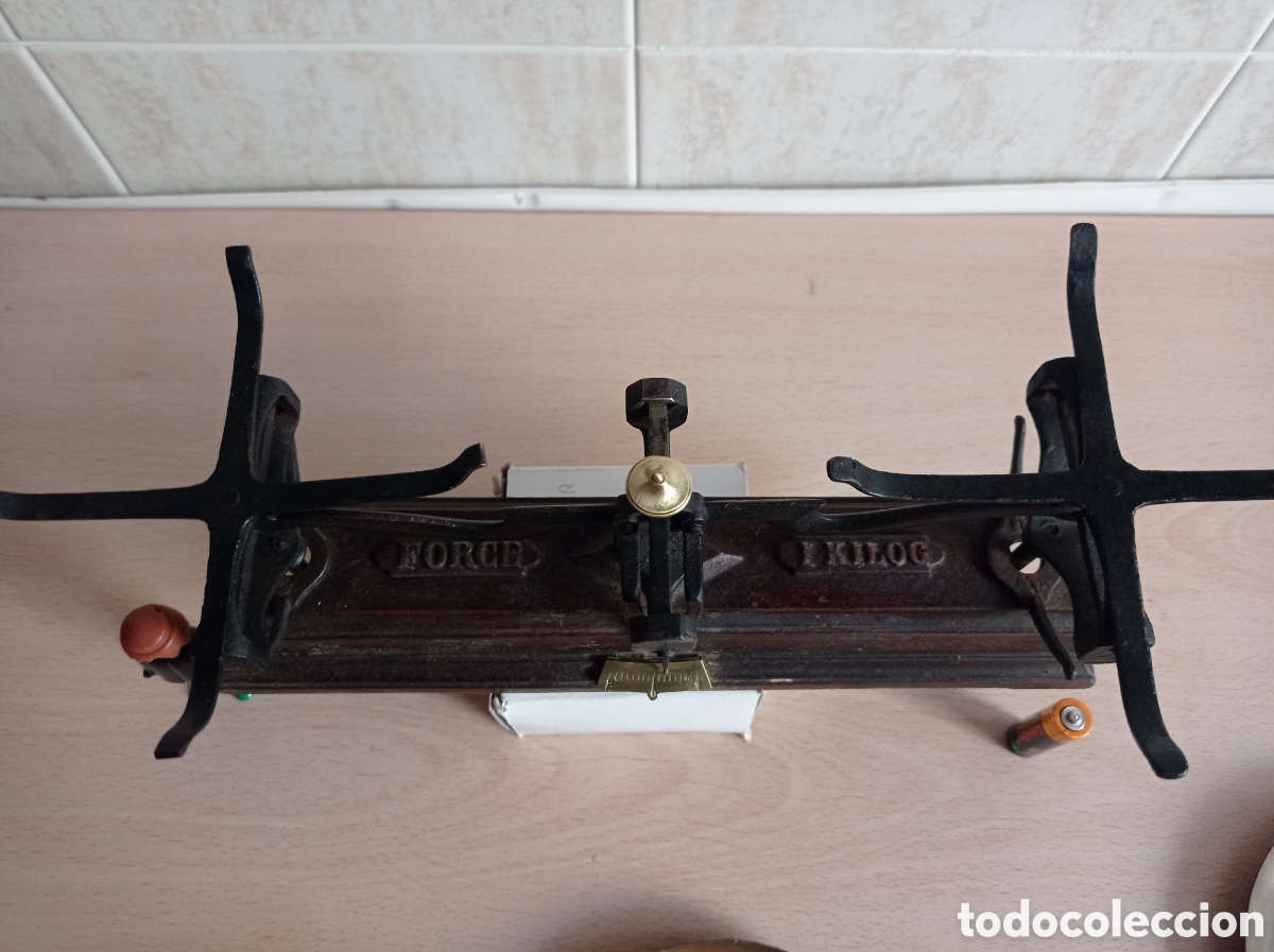 Antig&uuml;edades: ANTIGUO PEQUE&Ntilde;O PESO BALANZA - Foto 3