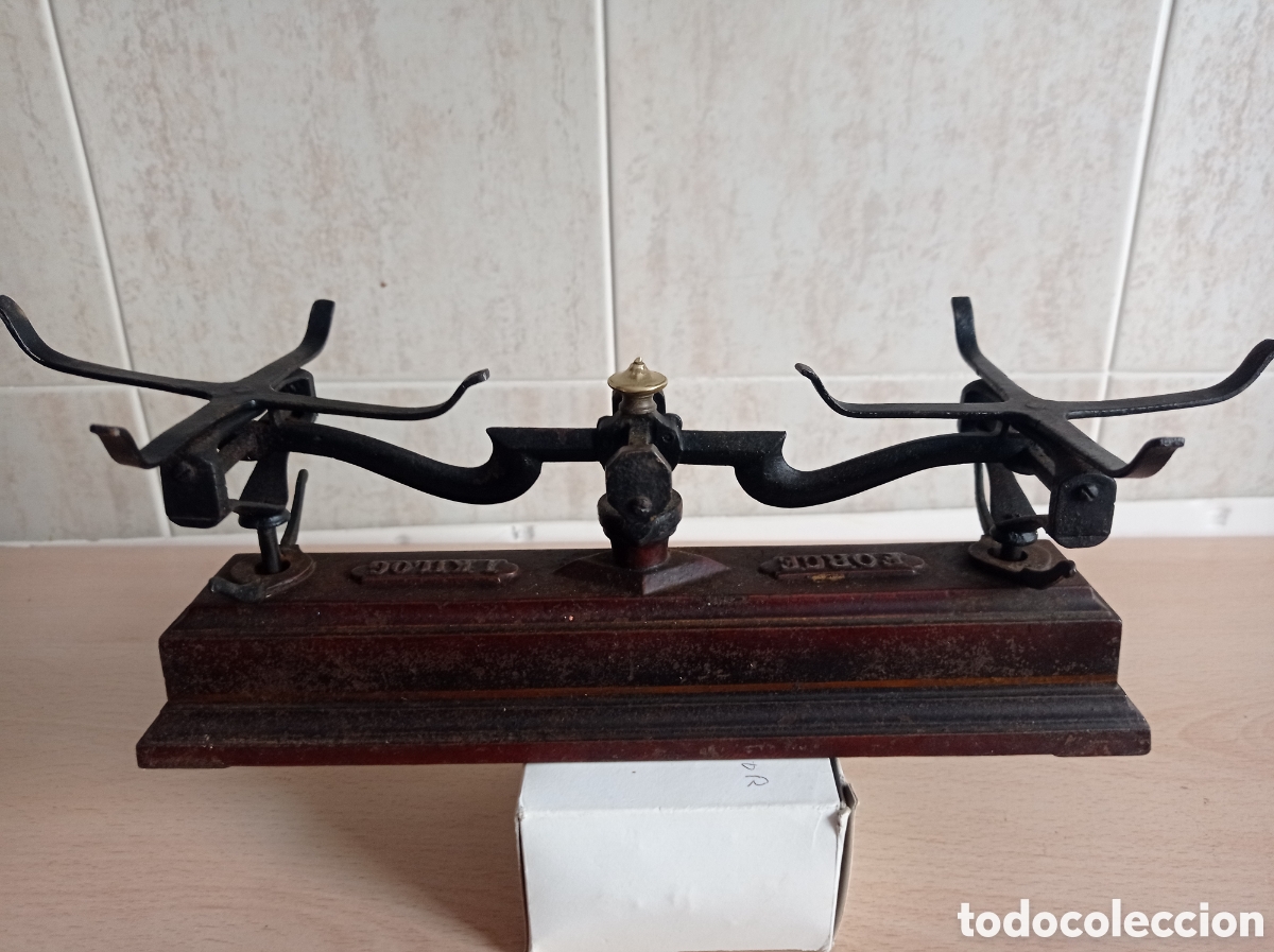 Antig&uuml;edades: ANTIGUO PEQUE&Ntilde;O PESO BALANZA - Foto 5