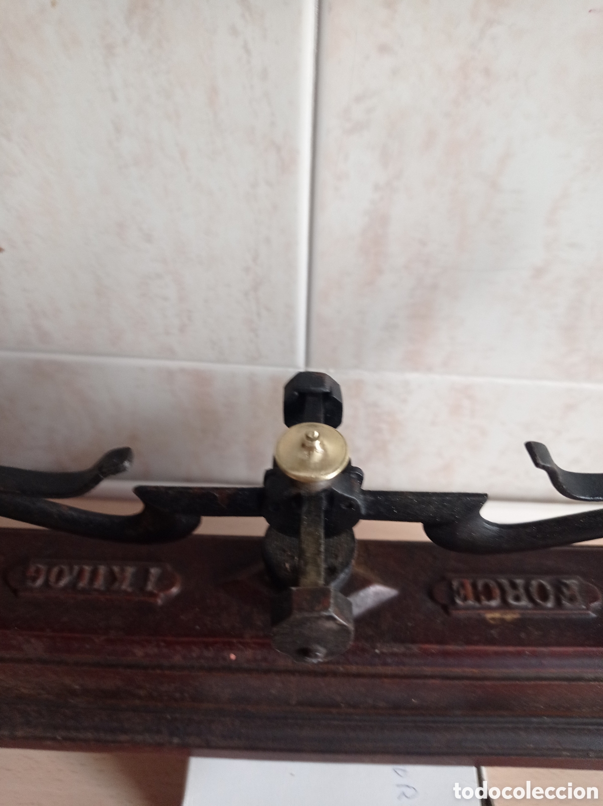 Antig&uuml;edades: ANTIGUO PEQUE&Ntilde;O PESO BALANZA - Foto 7