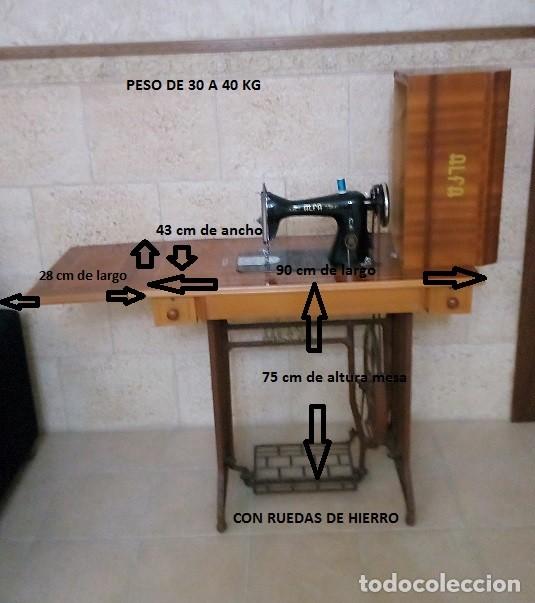 mesa hierro maquina de coser singer antigua ,,, - Compra venta en  todocoleccion