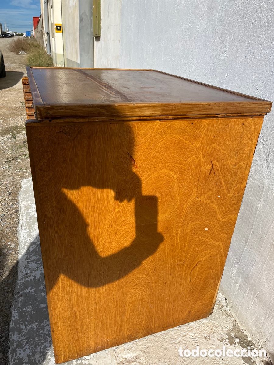 Antig&uuml;edades: MUEBLE CHIVALETE IMPRENTA - Foto 3