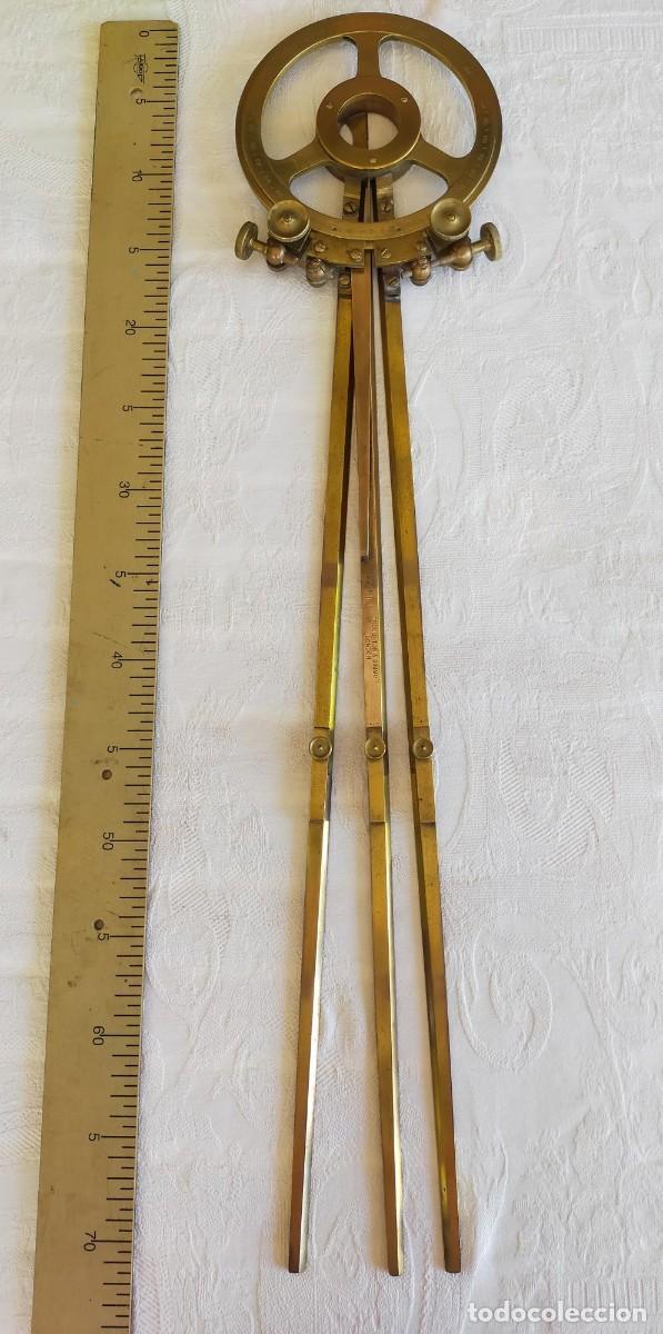Antig&uuml;edades: Station Pointer, Protractor perteneciente al Almirantazgo de Troughton & Simms de 1840 - Foto 14