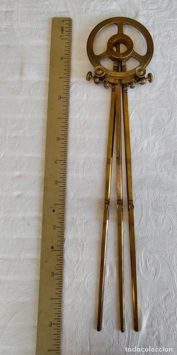 Antig&uuml;edades: Station Pointer, Protractor perteneciente al Almirantazgo de Troughton & Simms de 1840 - Foto 15