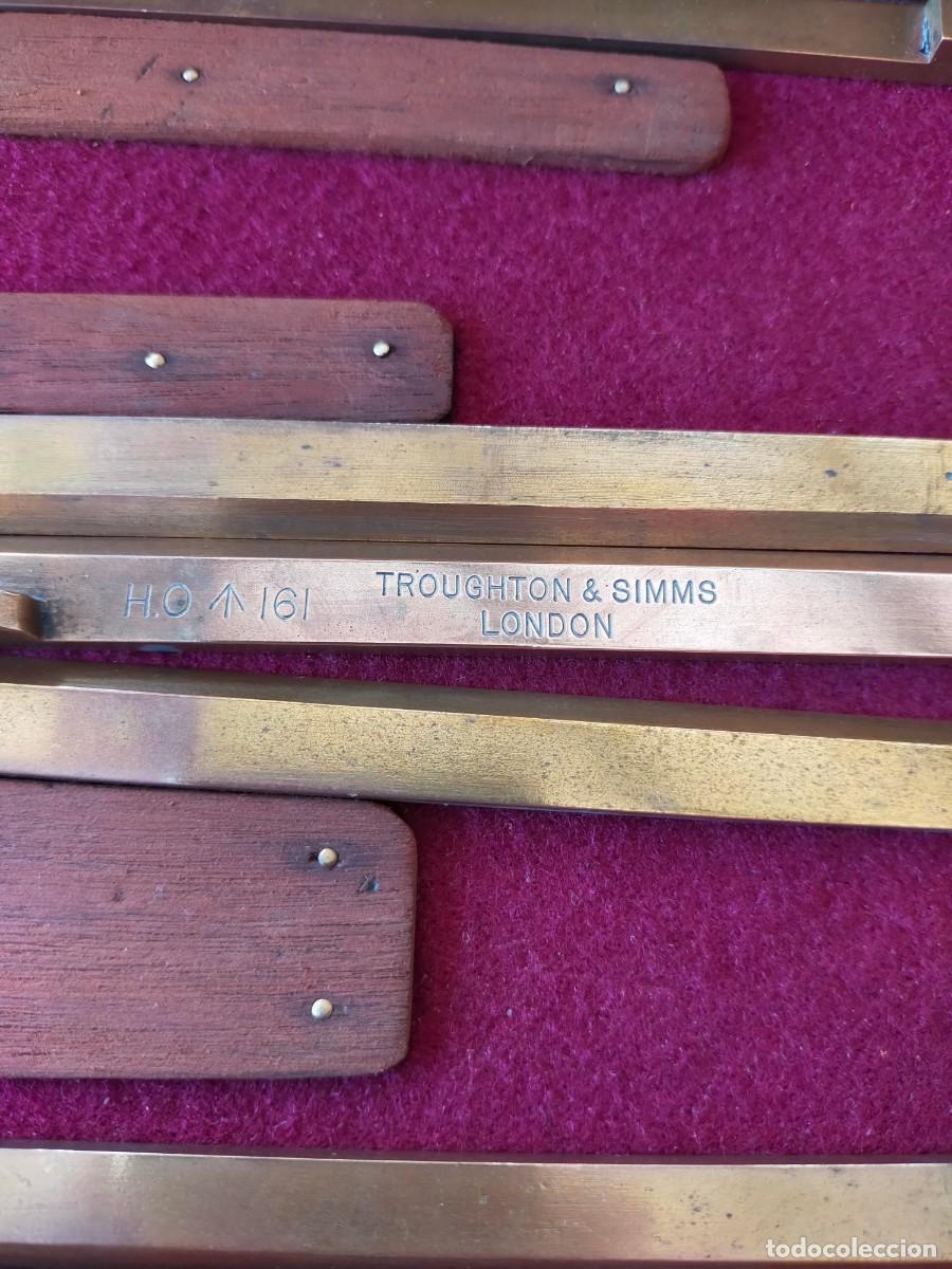 Antig&uuml;edades: Station Pointer, Protractor perteneciente al Almirantazgo de Troughton & Simms de 1840 - Foto 18