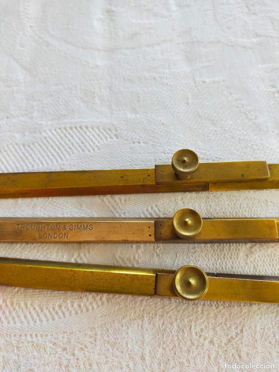 Antig&uuml;edades: Station Pointer, Protractor perteneciente al Almirantazgo de Troughton & Simms de 1840 - Foto 21