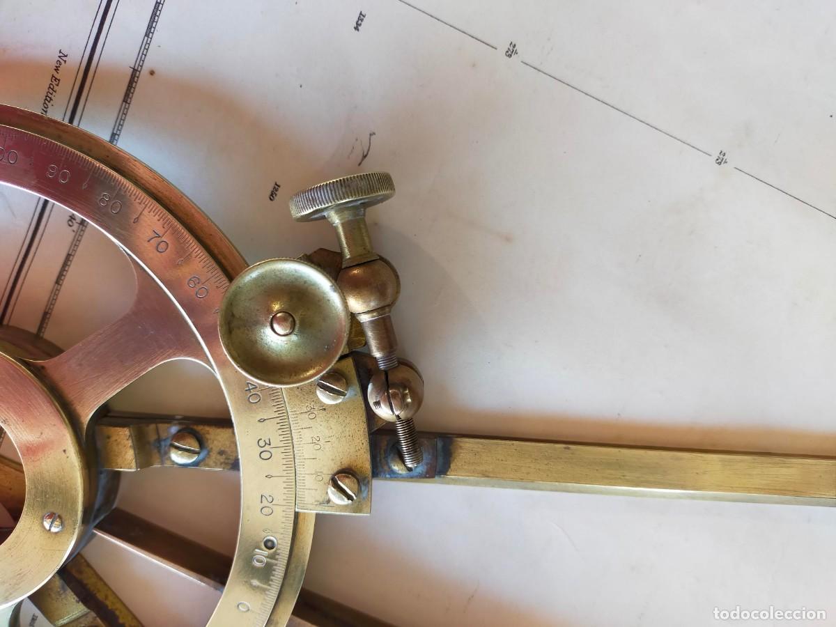 Antig&uuml;edades: Station Pointer, Protractor perteneciente al Almirantazgo de Troughton & Simms de 1840 - Foto 22