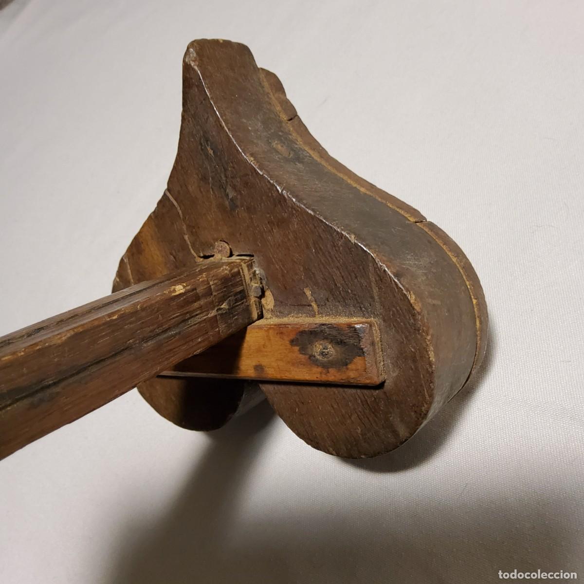 Antig&uuml;edades: ANTIGUO GRAMIL DE CARPINTERO CON FORMA DE CORAZ&Oacute;N - Foto 12
