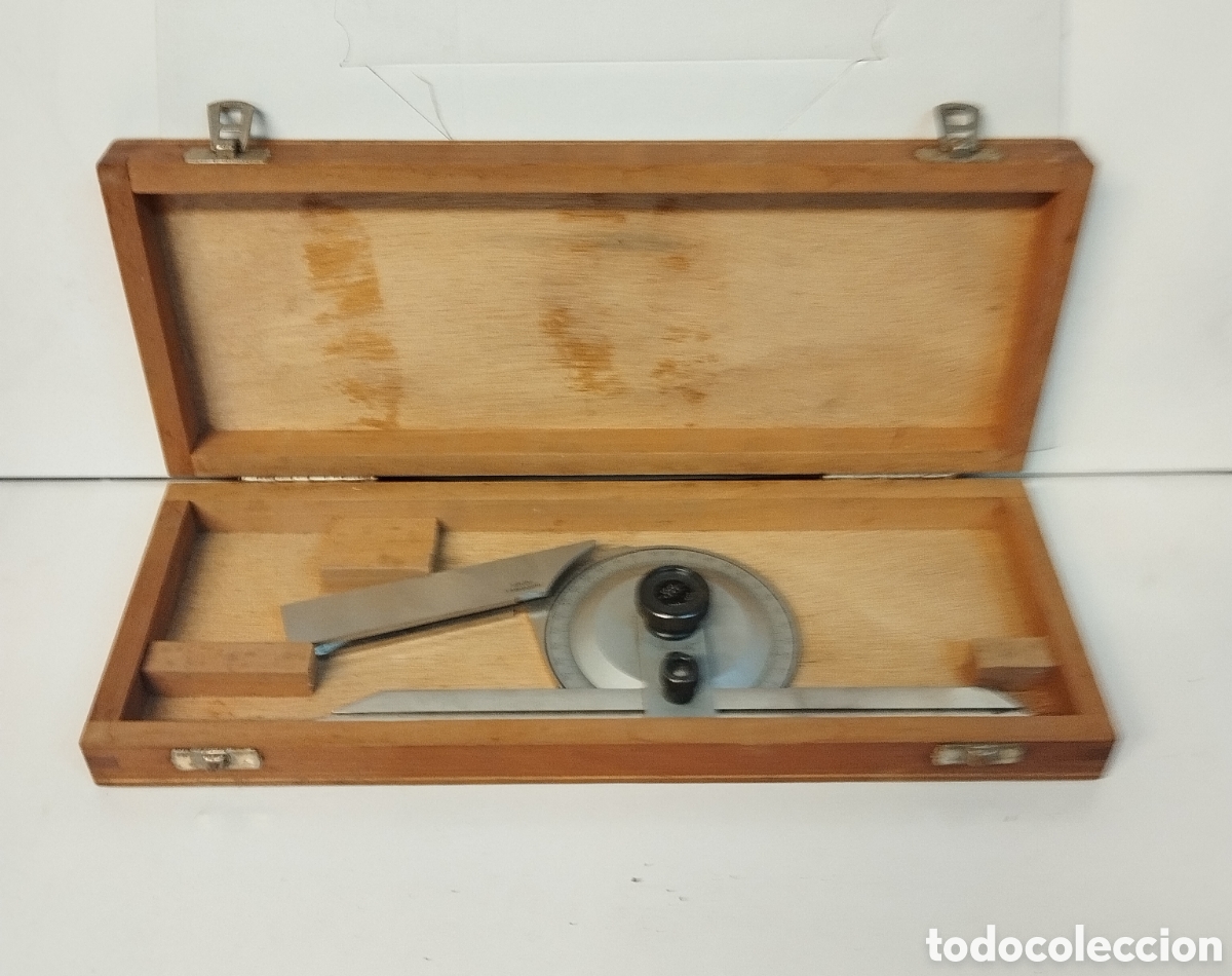 Antig&uuml;edades: Transportador de &aacute;ngulos - Foto 2