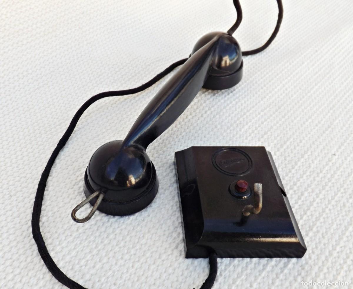 Tel&eacute;fonos: TEL&Eacute;FONO AUXILIAR DE BAQUELITA ERICSSON - Foto 4