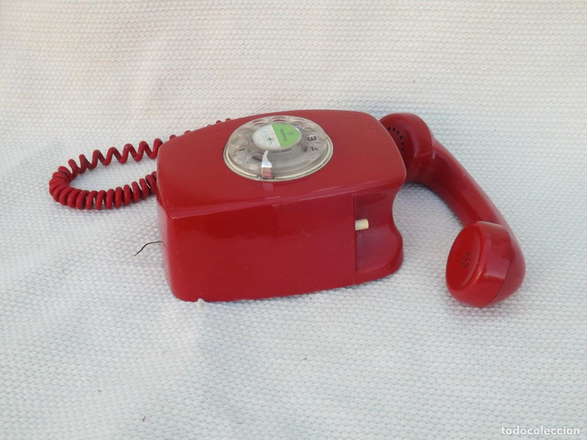 Tel&eacute;fonos: TEL&Eacute;FONO DE PARED HERALDO, CITESA COLOR ROJO - Foto 4