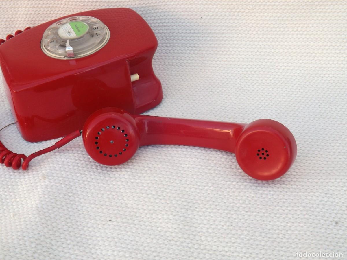 Tel&eacute;fonos: TEL&Eacute;FONO DE PARED HERALDO, CITESA COLOR ROJO - Foto 5