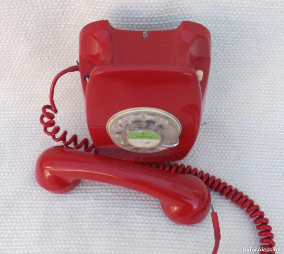Tel&eacute;fonos: TEL&Eacute;FONO DE PARED HERALDO, CITESA COLOR ROJO - Foto 7