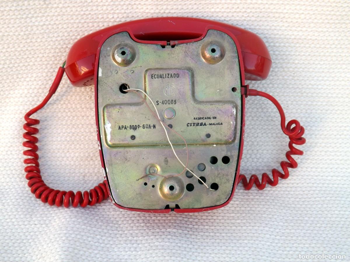 Tel&eacute;fonos: TEL&Eacute;FONO DE PARED HERALDO, CITESA COLOR ROJO - Foto 8