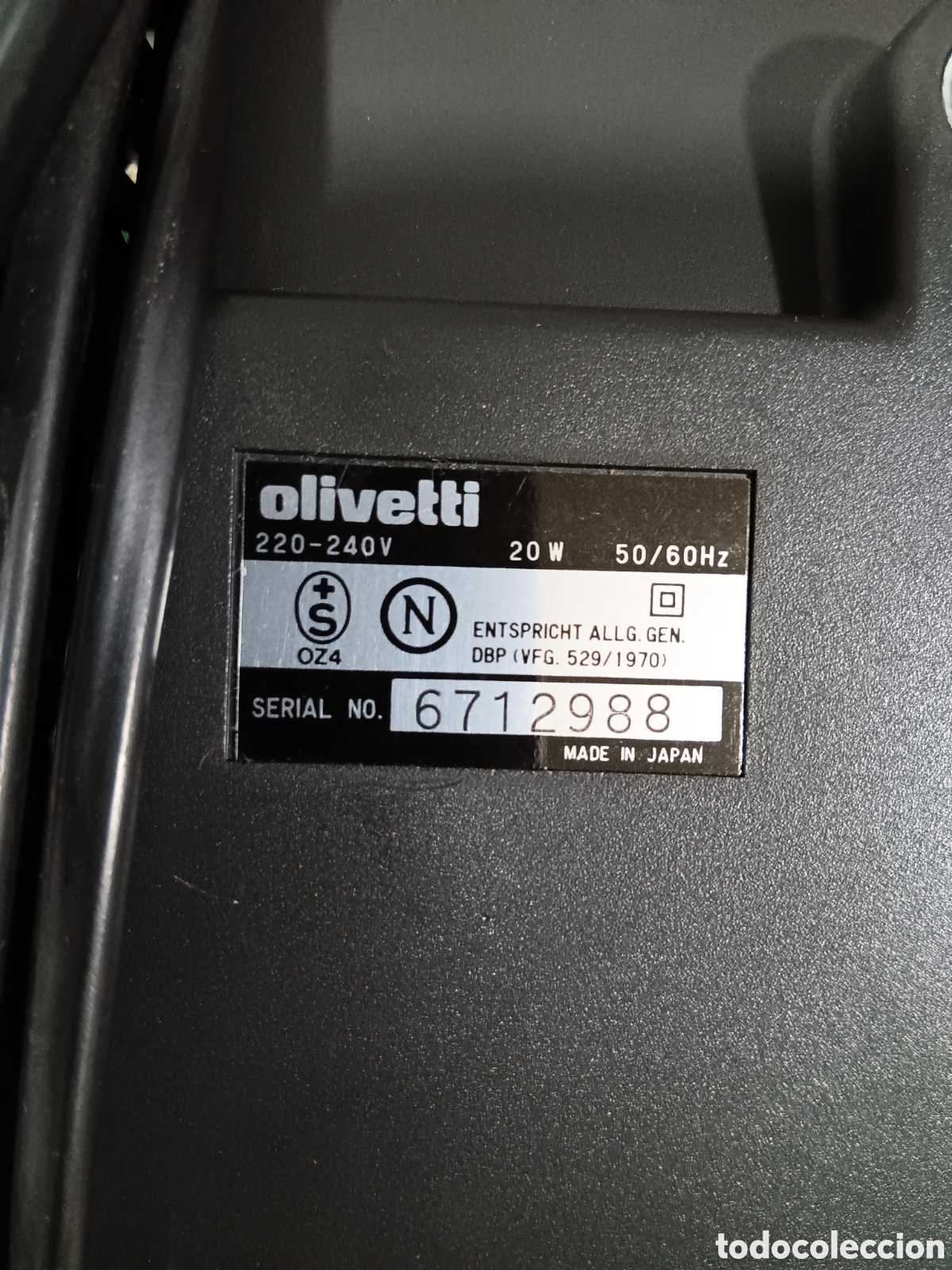 Antig&uuml;edades: CALCULADORA OLIVETTI DIVISUMA 37 PD - Foto 4