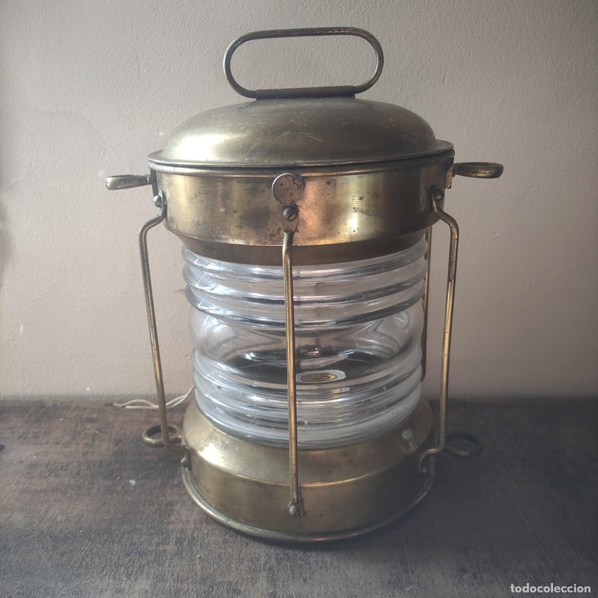 Antig&uuml;edades: Antiguo farol de barco - Foto 2